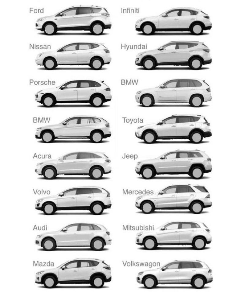 All cars are similar